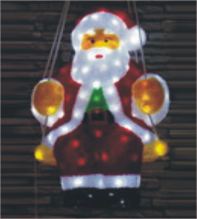  manufacturer In China FY-001-E01 cheap christmas acrylic SANTA CLAUS light bulb lamp  factory