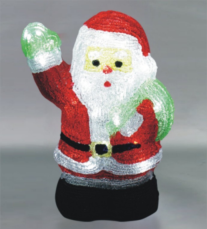 FY-001-E02 weihnachten Acryl WEIHNACHTSMANN Glühlampelampenadapters FY-001-E02 billig Weihnachten Acryl WEIHNACHTSMANN Glühlampelampenadapters