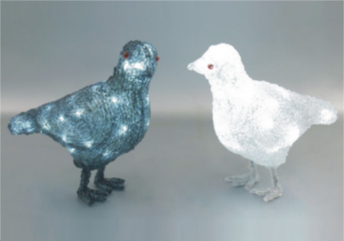  manufacturer In China FY-001-F05 cheap christmas acrylic PIGEON light bulb lamp  company