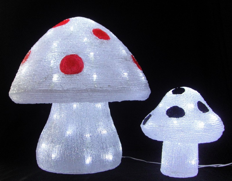  manufactured in China  FY-001-O01 cheap christmas acrylic MUSHROOM light bulb lamp  factory