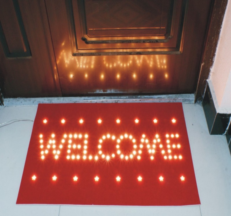  manufacturer In China FY-002-A08 cheap christmas LED DOORMAT carpet light bulb lamp  company