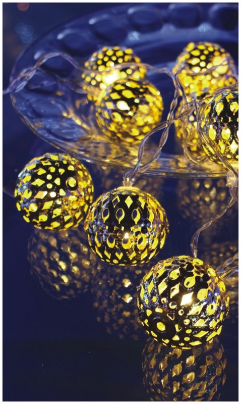  manufacturer In China FY-009-F17 LED LIGHT CHAIN WITH BALL DECORATION  corporation