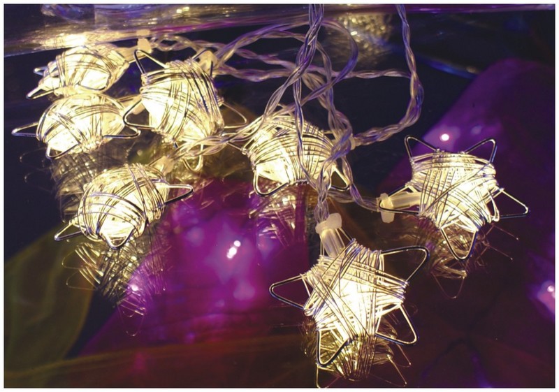  made in china  FY-009-F25 LED LIGHT CHAIN WITH STAR DECORATION  distributor