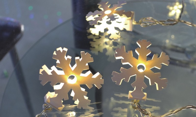  made in china  FY-009-H05 LED LIGHT CHAIN WITH PAPER SNOWFLAKE  factory