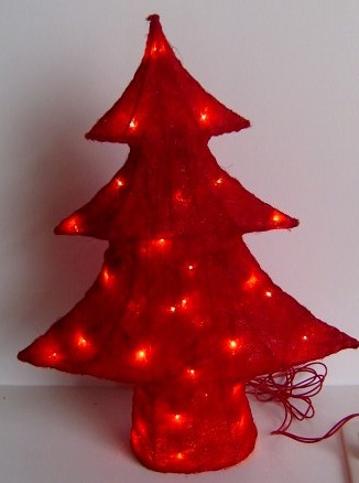  made in china  FY-06-006 cheap christmas red tree rattan light bulb lamp  factory