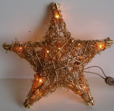  made in china  FY-06-010 cheap christmas five-pointed star rattan light bulb lamp  company