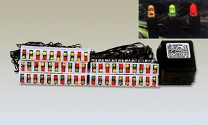  manufactured in China  Multicolored 120 Superbright LED String Lights Static On Clear Cable 24V Low Voltage  corporation