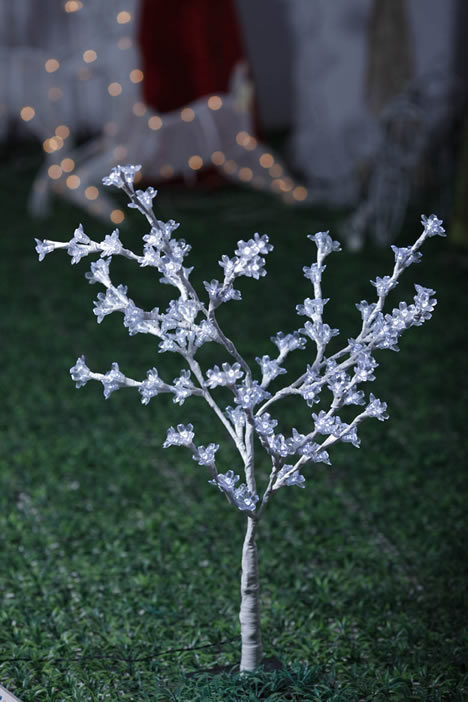 FY-50008 φθηνή LED Χριστουγεννιάτικο λουλούδι κλαδί δέντρου μικρό οδήγησε λάμπα λάμπα ανάβει