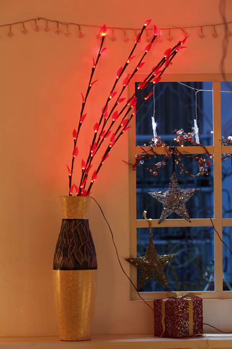 FY-50019 LED φθηνά υποκατάστημα χριστουγεννιάτικο δέντρο μικρό οδήγησε λάμπα λάμπα ανάβει