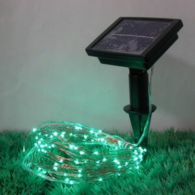 Solar Powered Πράσινο 100 LED Copper Wire String Κήπος Φώτα Χριστούγεννα υπαίθρια Solar Powered Πράσινο 100 LED Copper Wire String Κήπος Φώτα Χριστούγεννα υπαίθρια - Solar Powered φώτα LED Stringκατασκευάζονται στην Κίνα