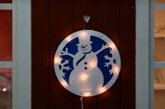 FY-60302 Χριστούγενν FY-60302 Φτηνές Χριστούγεννα snoow άνθρωπος παράθυρο φως λαμπτήρα λαμπτήρα - Φώτα παράθυροmade in china