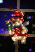  manufactured in China  FY-60606 cheap christmas snow man window light bulb lamp  corporation
