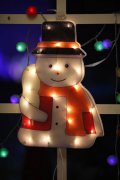 FY-60607 χιόνι Χριστ FY-60607 φθηνά χιόνι Χριστούγεννα άνθρωπος παράθυρο φως λαμπτήρα λαμπτήρα - Φώτα παράθυροΚίνα κατασκευαστή