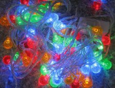 FY-60114 LED christmas lights FY-60114 LED cheap christmas lights bulb lamp string chain - LED String Light with Outfit manufactured in China 